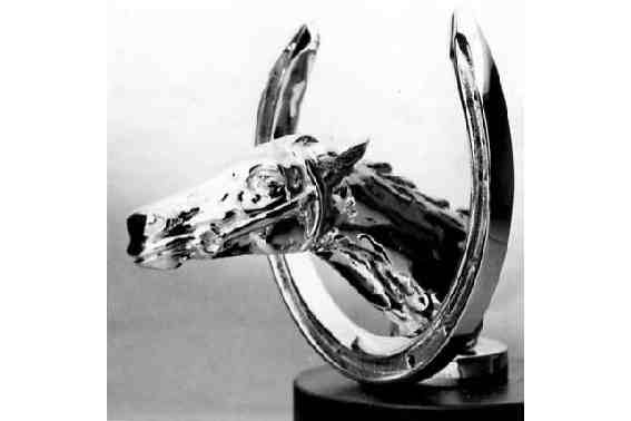 Horsehead, Thoroughbred through Horseshoe Car Bonnet Mascot Hood Ornament