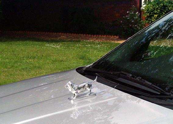 Basset Hound Car Bonnet Mascot Hood Ornament