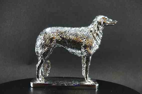 Borzoi Car Bonnet Mascot Hood Ornament