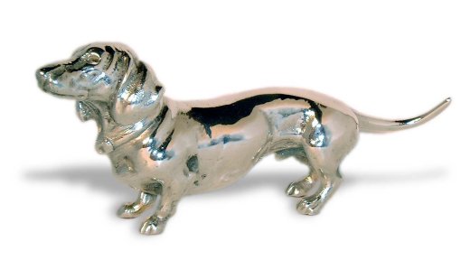 Dachshund, Smooth haired Car Bonnet Mascot Hood Ornament