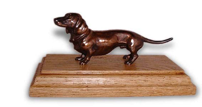 Dachshund, Smooth haired Car Bonnet Mascot Hood Ornament