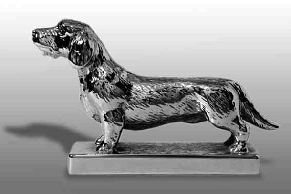 Dachshund, Wire- Haired Car Bonnet Mascot Hood Ornament