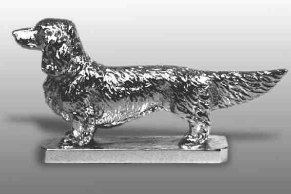 Dachshund, Long- Haired Car Bonnet Mascot Hood Ornament