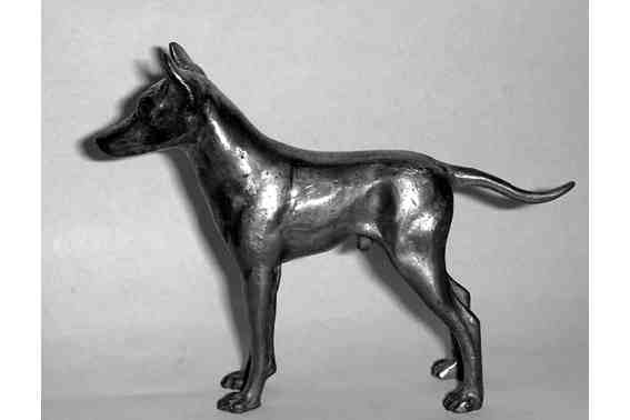 Manchester Terrier Car Bonnet Mascot Hood Ornament