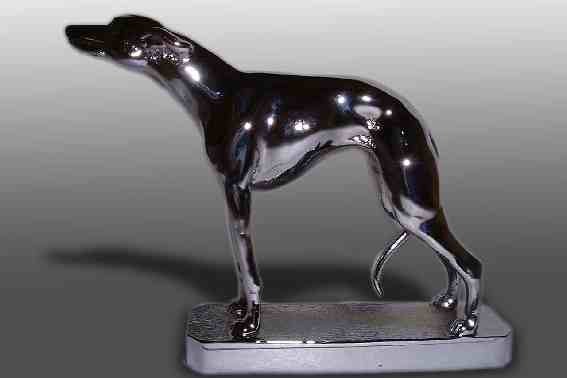 Whippet Car Bonnet Mascot Hood Ornament