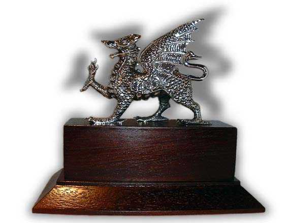 Welsh Dragon Car Bonnet Mascot Hood Ornament