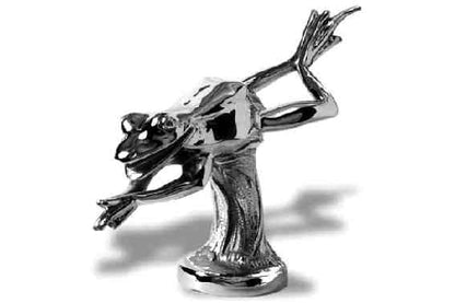 Frog. Leaping Frog Car Bonnet Mascot Hood Ornament