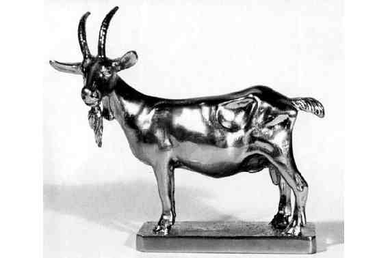 Goat. Billy Goat Car Bonnet Mascot Hood Ornament