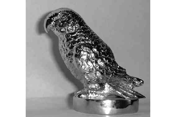 Parrot, standing, small Car Bonnet Mascot Hood Ornament