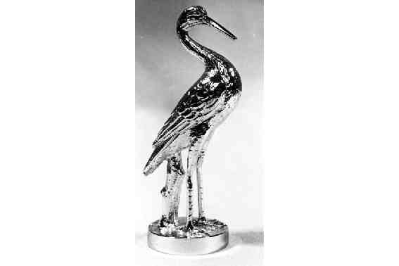 Stork, standing Car Bonnet Mascot Hood Ornament