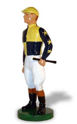 Jockey, Standing Car Bonnet Mascot Hood Ornament