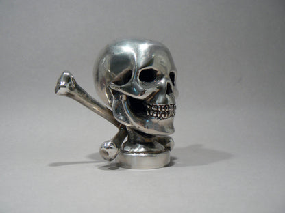 Skull and Crossbones Car Bonnet Mascot Hood Ornament