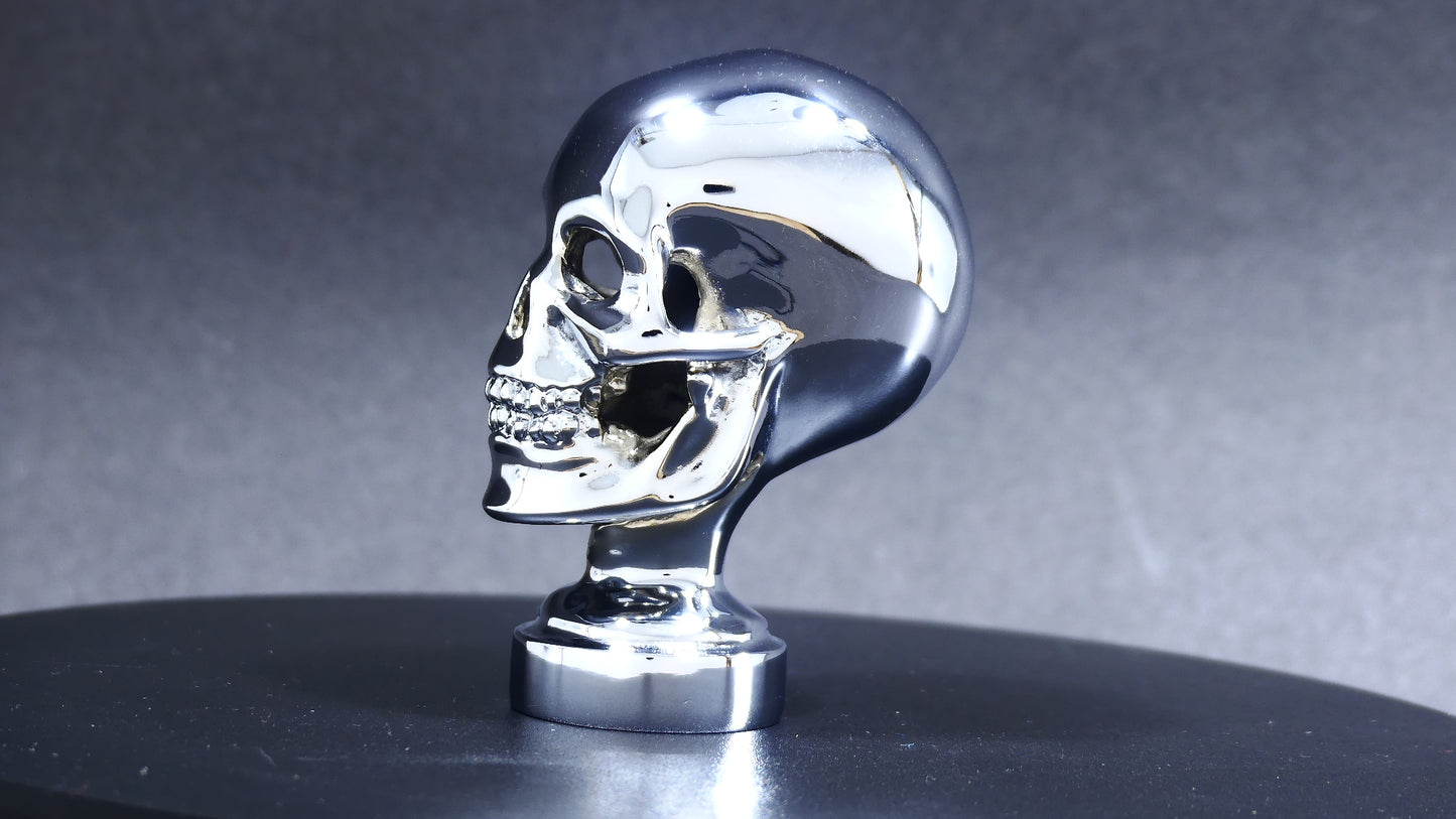 Skull Car Bonnet Mascot Hood Ornament