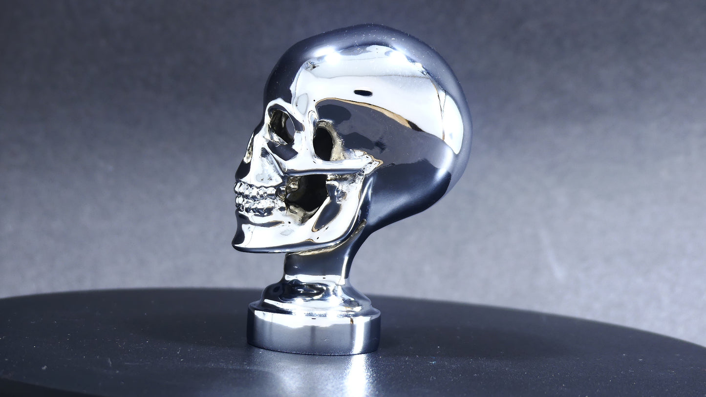 Skull Car Bonnet Mascot Hood Ornament