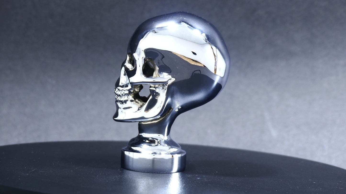 Skull Car Bonnet Mascot Hood Ornament