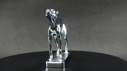 Whippet Car Bonnet Mascot Hood Ornament